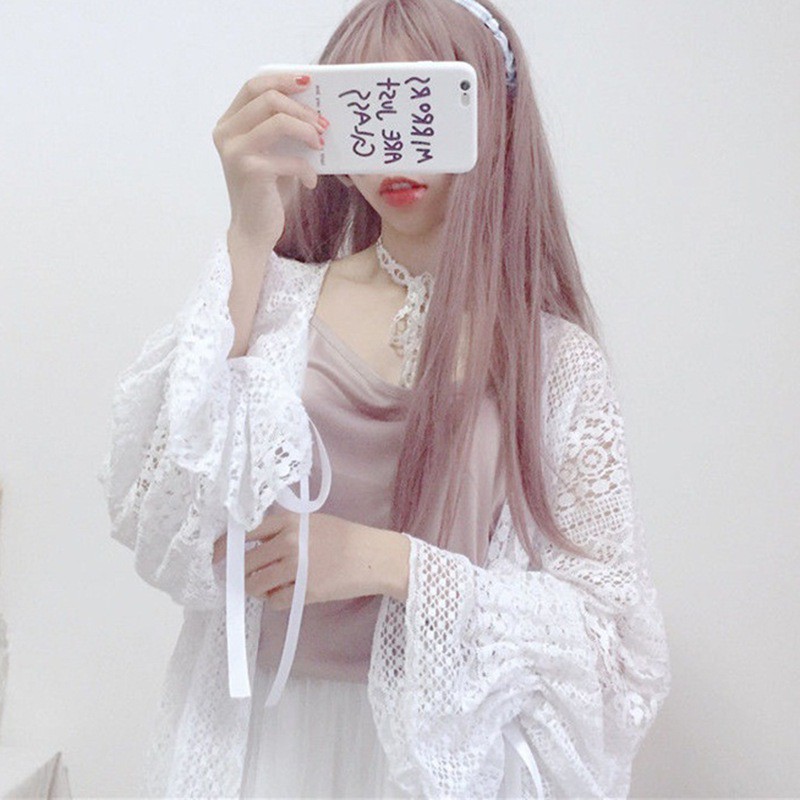 [Baywellfashion]Áo khoác ren mỏng kiểu dáng thanh lịch trẻ trung dành cho nữ | BigBuy360 - bigbuy360.vn