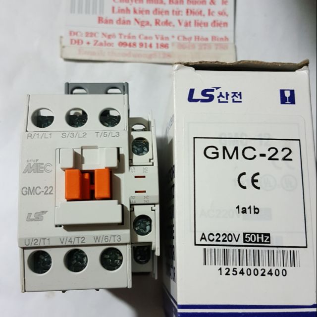 CONTACTOR - GMC 22A-220v - 380v ac