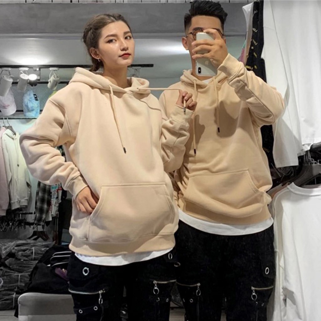 Áo Hoodie Nam Nữ TRƠN BASIC Unisex Form rộng - Áo Khoác Nam Hoodie Nỉ Ulzzang Leevin Store | BigBuy360 - bigbuy360.vn