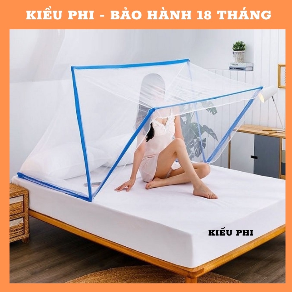 Mùng chụp tự bung xếp gấp gọn Kiều Phi chống muỗi hiệu quả tiện lợi