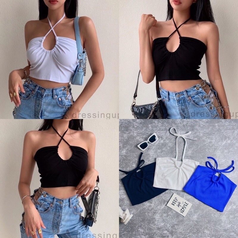 Áo Ống Phối Dây Khoen Cá Tính A9101