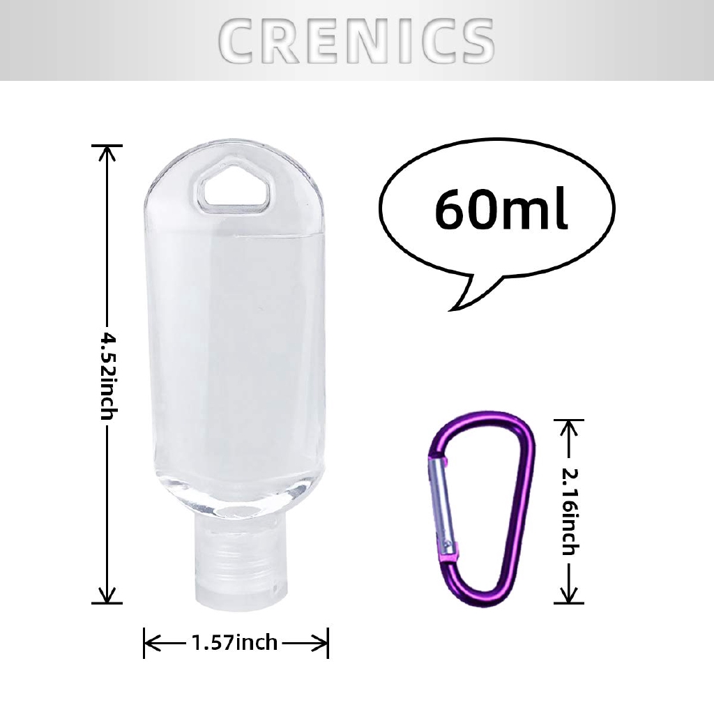[Hàng mới về] Chai Nhựa Rỗng 30 / 50ml Đựng Nước Rửa Tay Đa Năng Dễ Dùng Khi Đi Du Lịch
