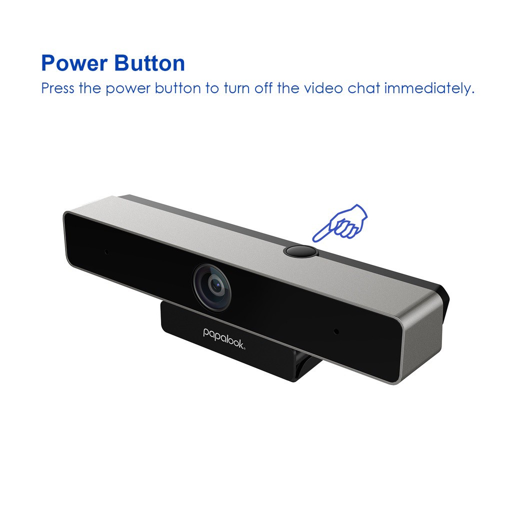 Webcam Pa920 Ultral Hd 2k Kèm Vỏ Bọc Và Micro Giảm Tiếng Ồn | BigBuy360 - bigbuy360.vn