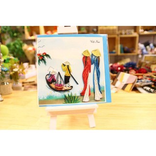 THIỆP QUILLING PHONG CẢNH VIỆT NAM