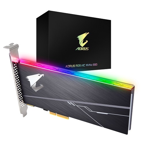 Ổ cứng SSD Gigabyte AORUS RGB AIC NVMe 512GB - 1TB