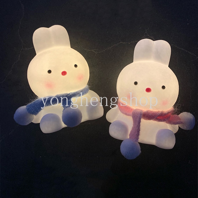 Đèn Ngủ LED Hình Thỏ Hoạt Hình Sáng Tạo Dễ Thương Trang Trí Phòng Khách