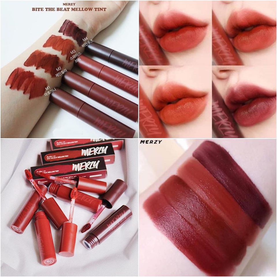 [Có Sẵn] Son Kem Lì Merzy Bite The Beat Mellow Tint Màu Mới M9 M10 M11 M12 M13 M14 Bản Vỏ Tím Dreamy Late Night | BigBuy360 - bigbuy360.vn