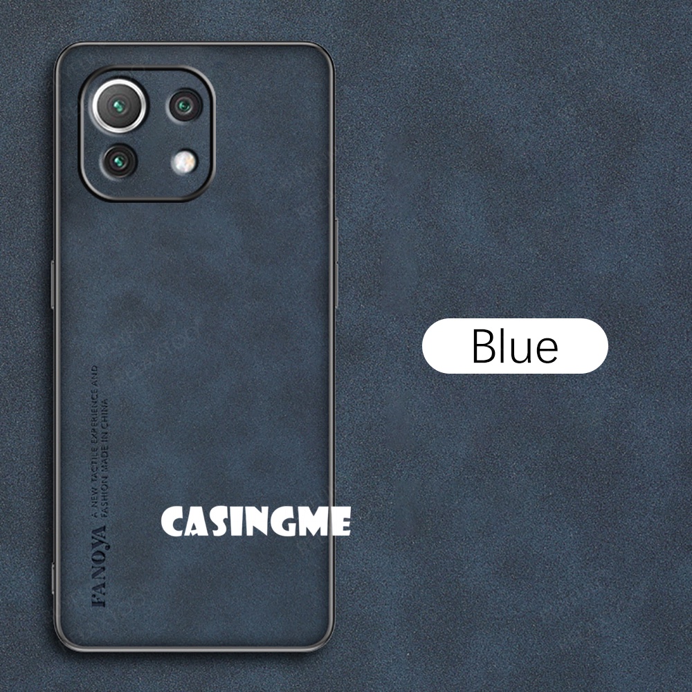 Ốp Điện Thoại Da Cừu Viền TPU Cho Xiaomi 11 Lite 5G Mi 11 10 Ultra MI11 Pro Lite 11Lite