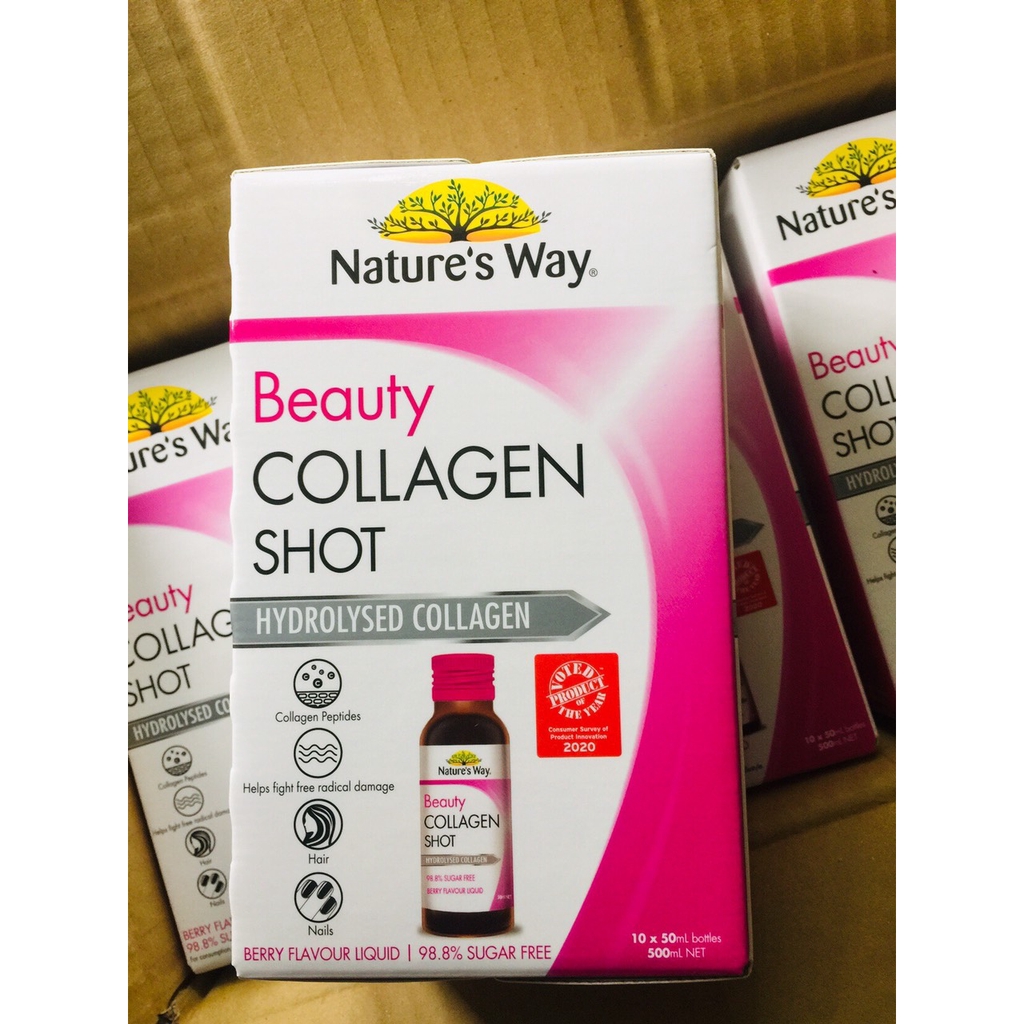 Beauty Collagen Shot, Collagen tươi dạng nước, 10x50ml | BigBuy360 - bigbuy360.vn