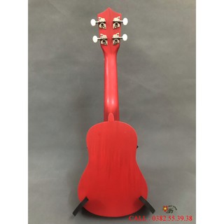 UKULELE SOPRANO MÀU ĐỎ