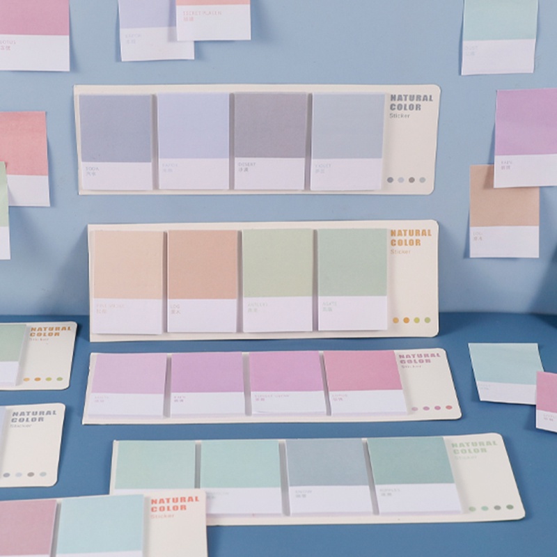 Set 80 tờ giấy ghi chú cỡ lớn nhiều màu sắc