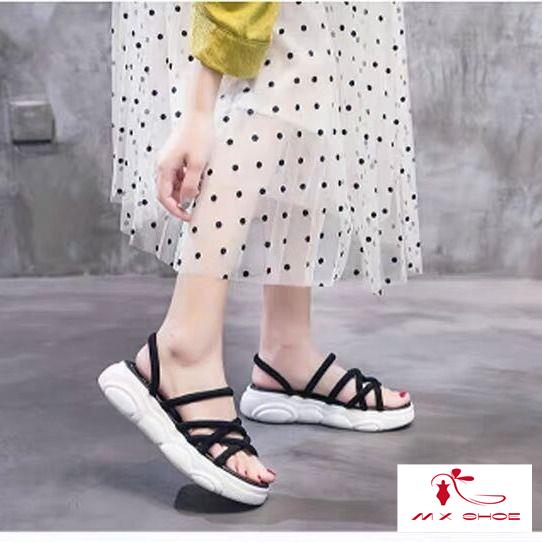 M & X~ Giày Sandal Đế Dày Chống Trượt Tăng Chiều Cao 2022 Thời Trang Cho Nữ