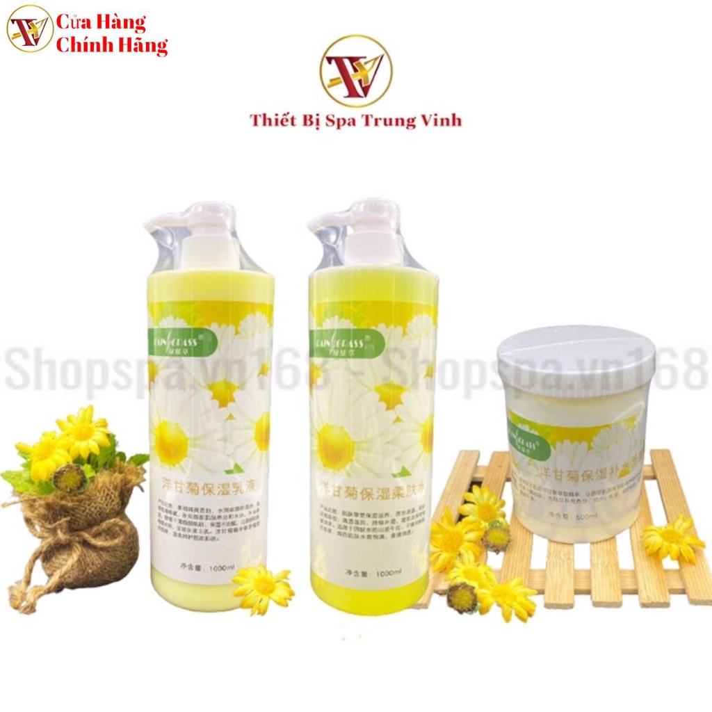 [SIÊU SALE] Bộ chăm sóc da hoa cúc chuyên dùng cho spa