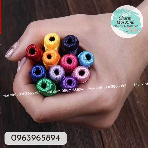 Dây Tua Rua Khánh Treo Xe Kim Tuyến Phong Thủy May Mắn