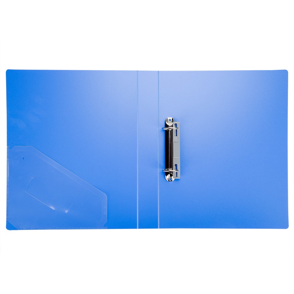 Bìa Còng Nhẫn A4 - File còng nhẫn 2 Càng Deli 3.0cm, Xanh Dương - 1 chiếc 5383