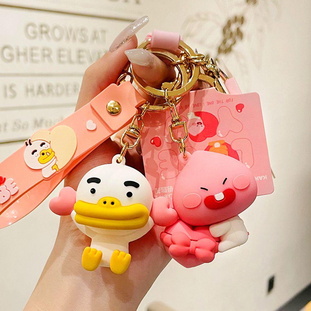 LANFY Móc Khóa Búp Bê Hình Động Vật Dễ Thương