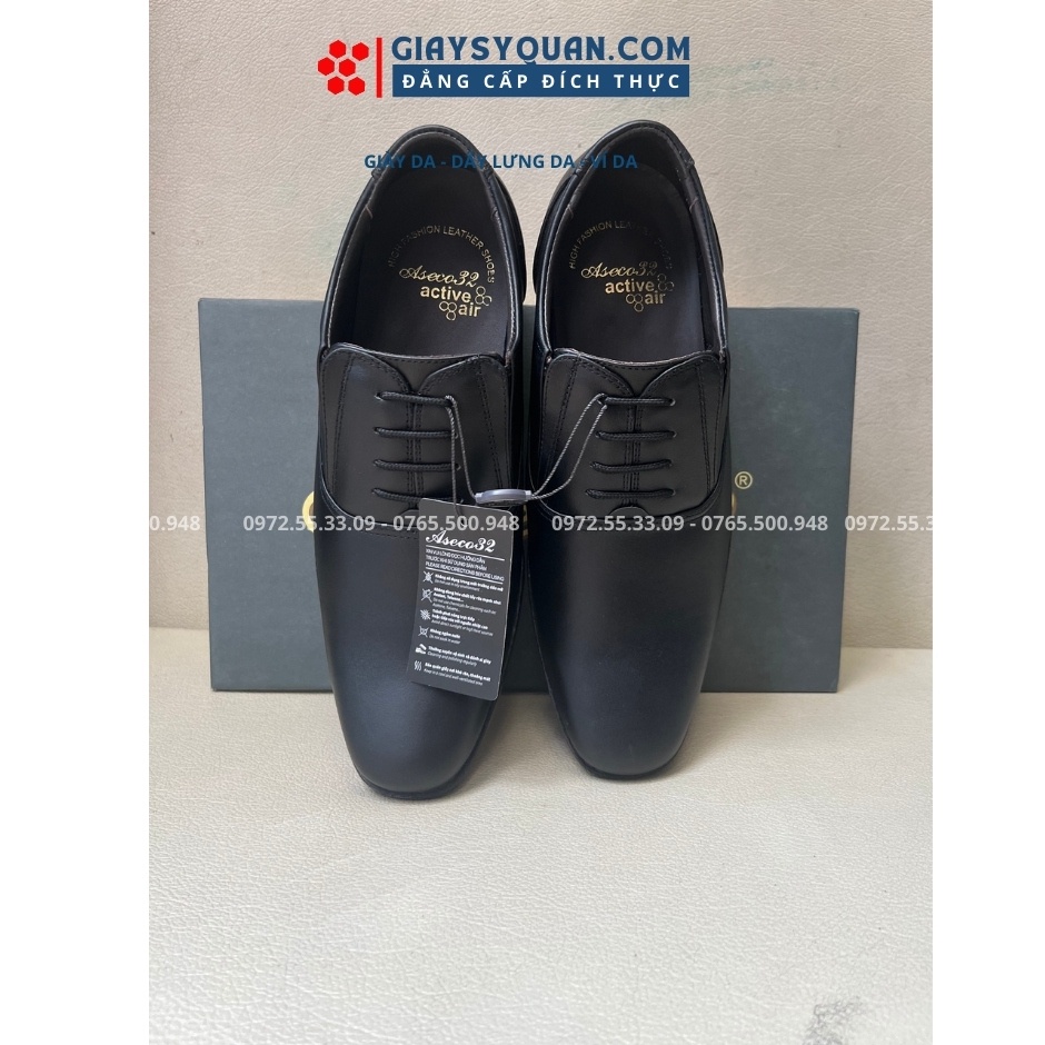 Giày tây nam da bò cao cấp ASECO32 mã 060