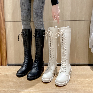 Giày Bốt Cổ Cao Thời Trang Dành Cho Nữ