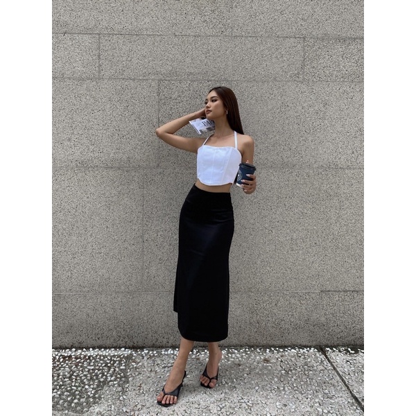Becca skirt - Chân váy lụa - Thiết kế bởi IAMCOCO.OFFICIAL