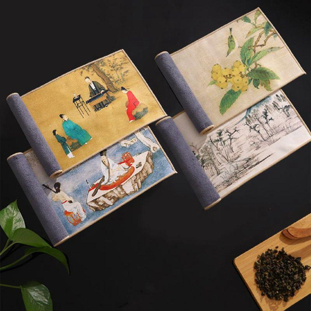 Dalton trà khăn ăn siêu thấm sơn chuyên nghiệp bàn gia dụng làm sạch bộ trà phụ kiện thảm trải bàn
