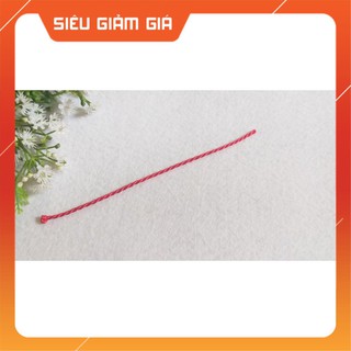 Vòng dây tim 1.5mm vòng tay chỉ đỏ may mắn