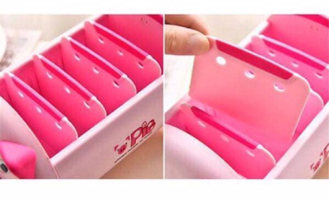 Cắm bút, đựng đồ hình heo hồng siêu yêu