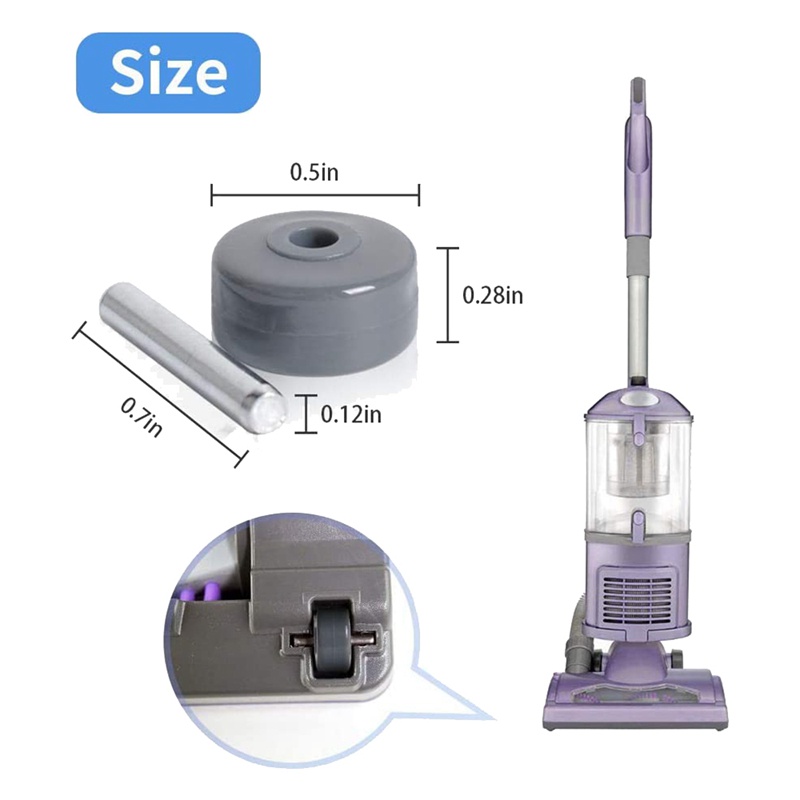 1 Cặp Bánh Xe Thay Thế Cho Máy Hút Bụi Mẫu NV350 NV351 NV355 NV356E NV500 NV501