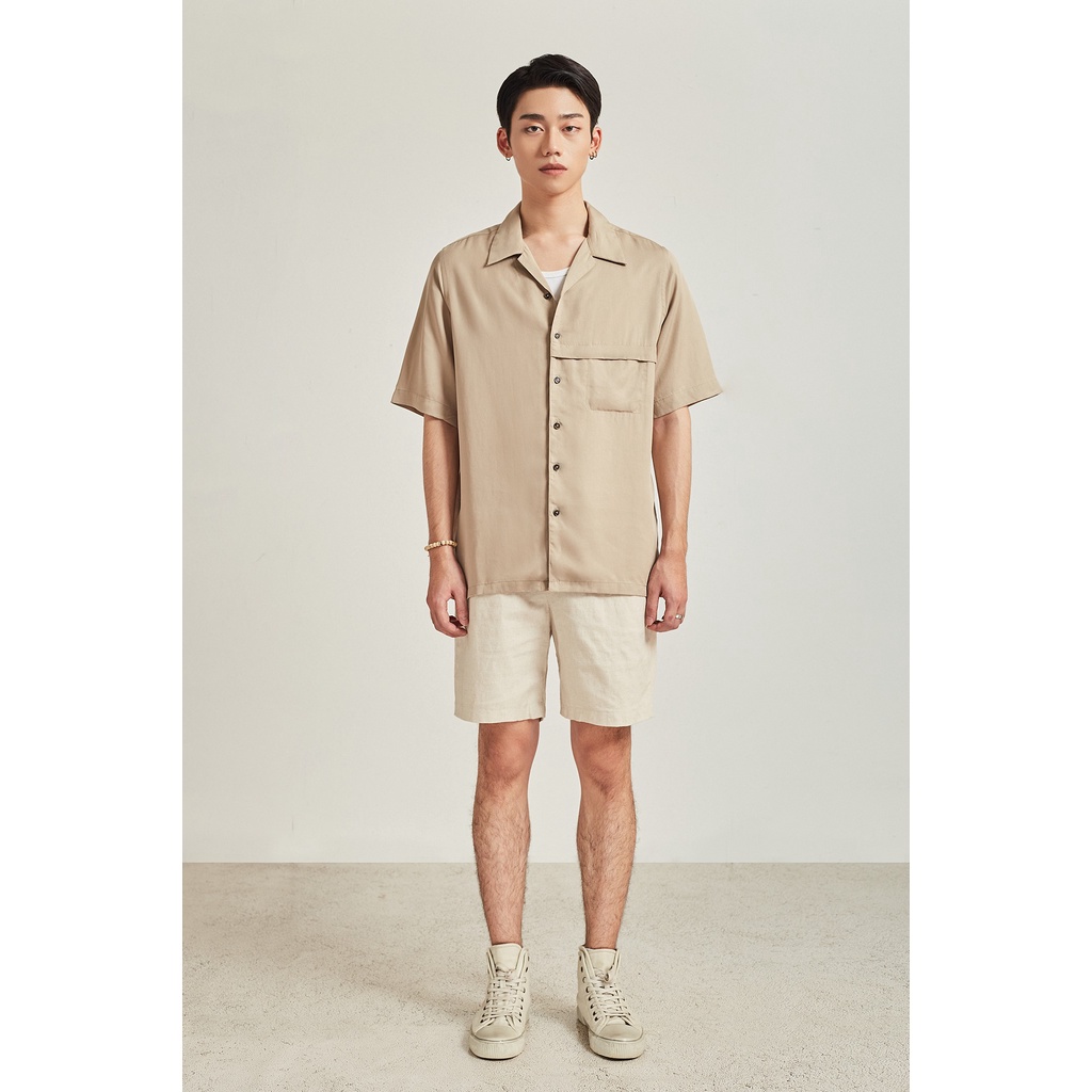 Áo Sơ Mi Ngắn Tay Nam HIGHWAY MENSWEAR Harold Cuban Shirt | BigBuy360 - bigbuy360.vn
