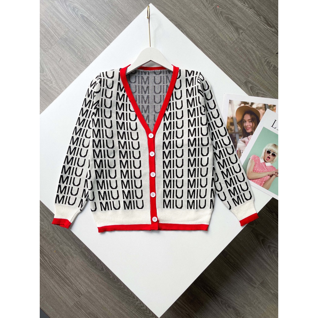 Áo khoác Cardigan Quảng Châu cao cấp, Cadigan len đanh thương hiệu thời trang D&amp;R L040