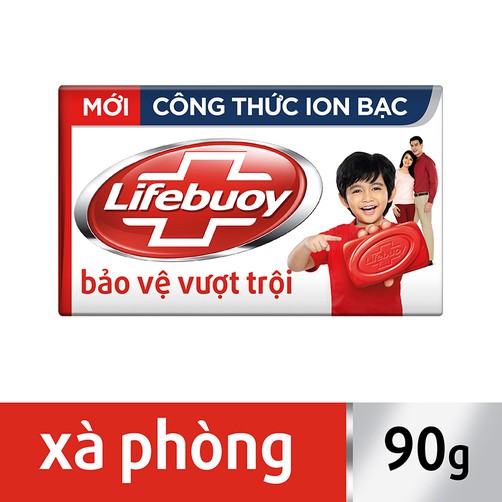 Xà bông Lifebuoy bảo vệ vượt trội hộp 90g