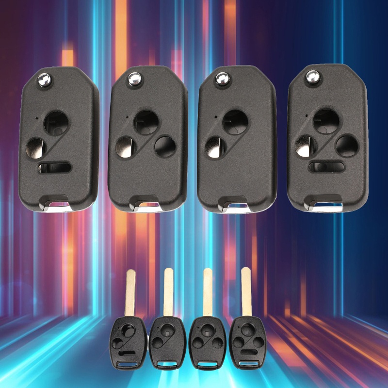 Vỏ Bảo Vệ Chìa Khóa Điều Khiển Từ Xa Không Chìa Khóa Cho Xe Hơi Pilot for Cr-V for Civic Insight 2003-2013