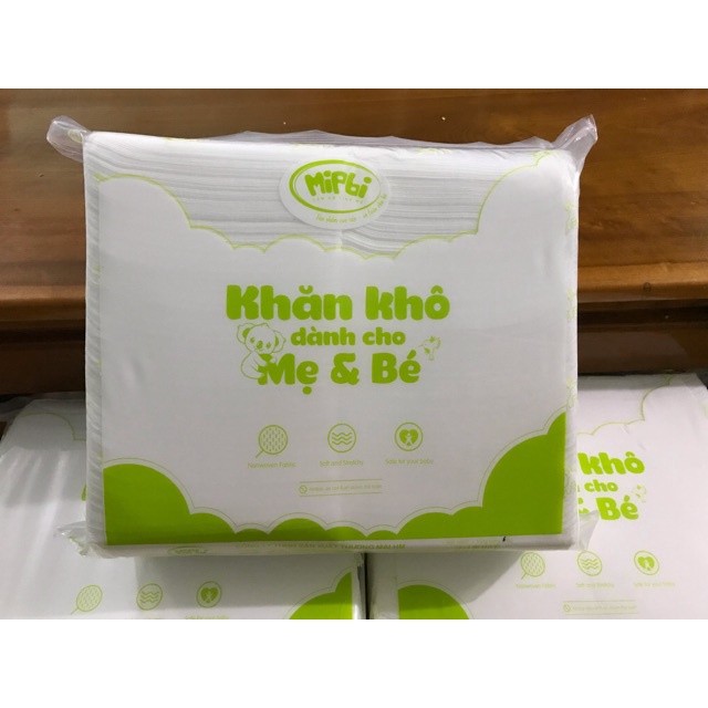 Khăn khô đa năng mipbi cho mẹ và bé 600g (560-580 tờ)