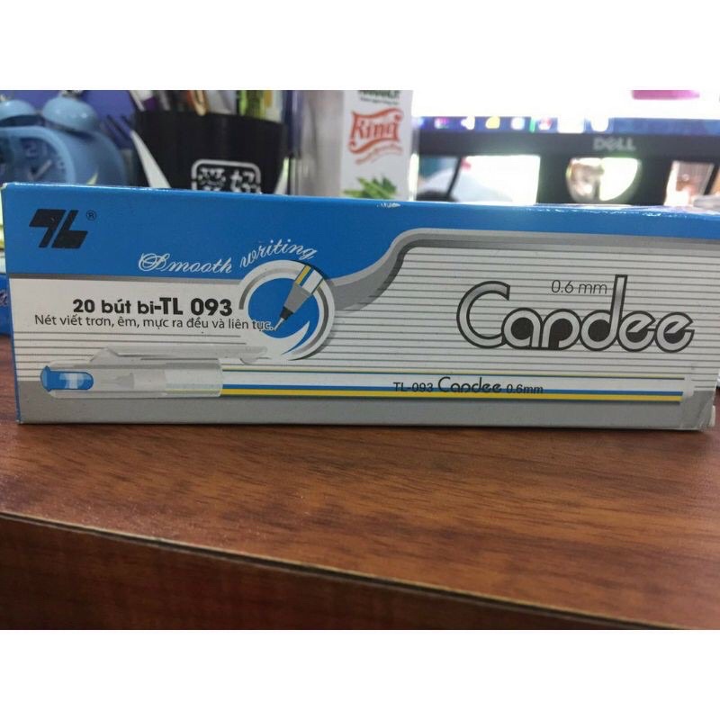 Hộp 20 bút bi nến Thiên Long 093_0.6mm
