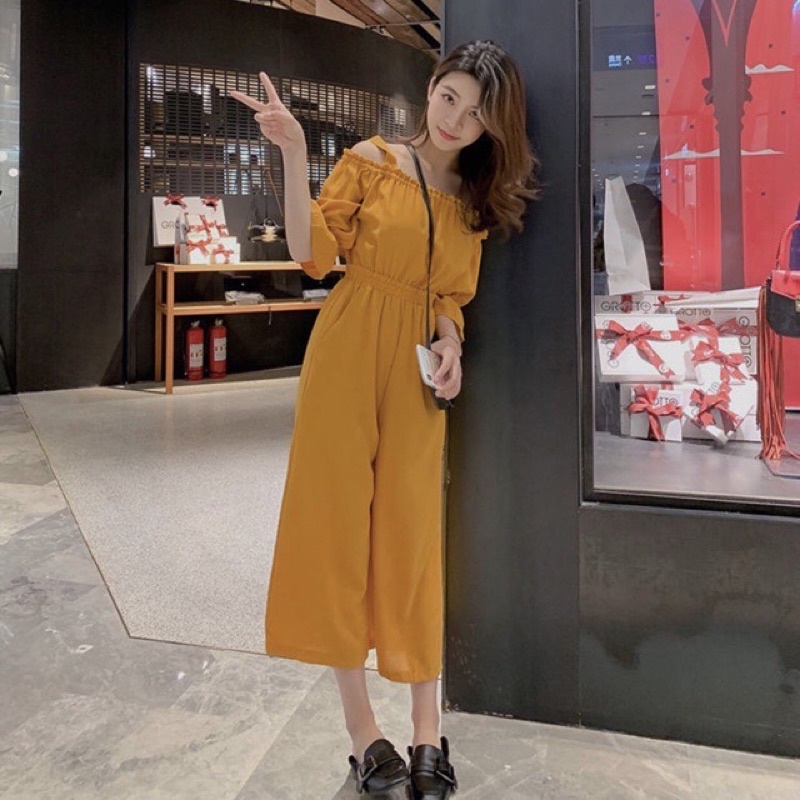 Thanh Lý Bộ Jumpsuit Trễ Vai