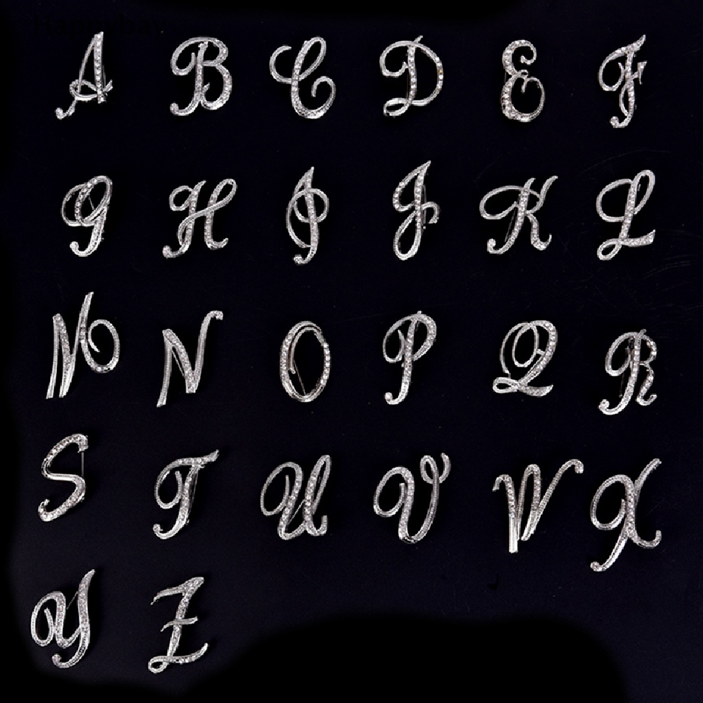 Huy Hiệu Cài Áo Hình 26 Chữ Cái Thời Trang