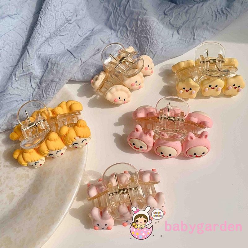 Kẹp tóc mini bằng nhựa họa tiết hoạt hình dễ thương cho bé gái
