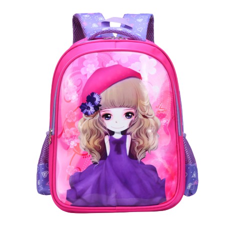 Balo học sinh bé gái siêu nhẹ với thiết kế dễ thương - NK244G
