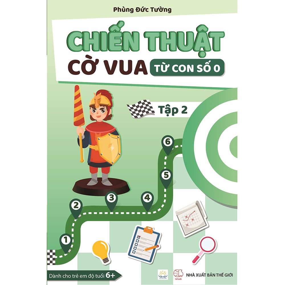 Sách - combo 2 cuốn Chiến thuật cờ vua từ con số 0 - Tập 1 và Tập 2