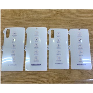 Miếng dán PPF AG nhám chống vân tay Samsung S22 S21 Not, Note 20 Ultra Note 8, Note 9, Note 10, Note 10 Plus Siêu bảo vệ