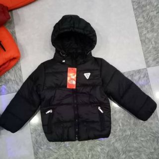Combo áo phao + áo gió lót lông cho bé