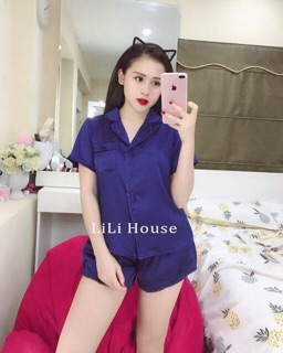 Bộ pizama lụa