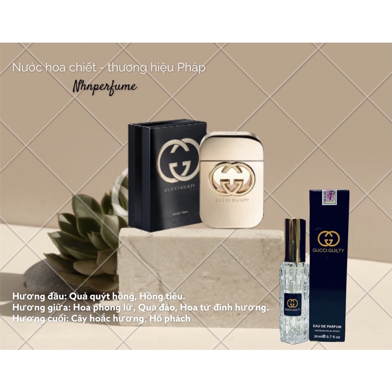 [chuẩn từng giọt] nước hoa Gucci Guilty 20ml