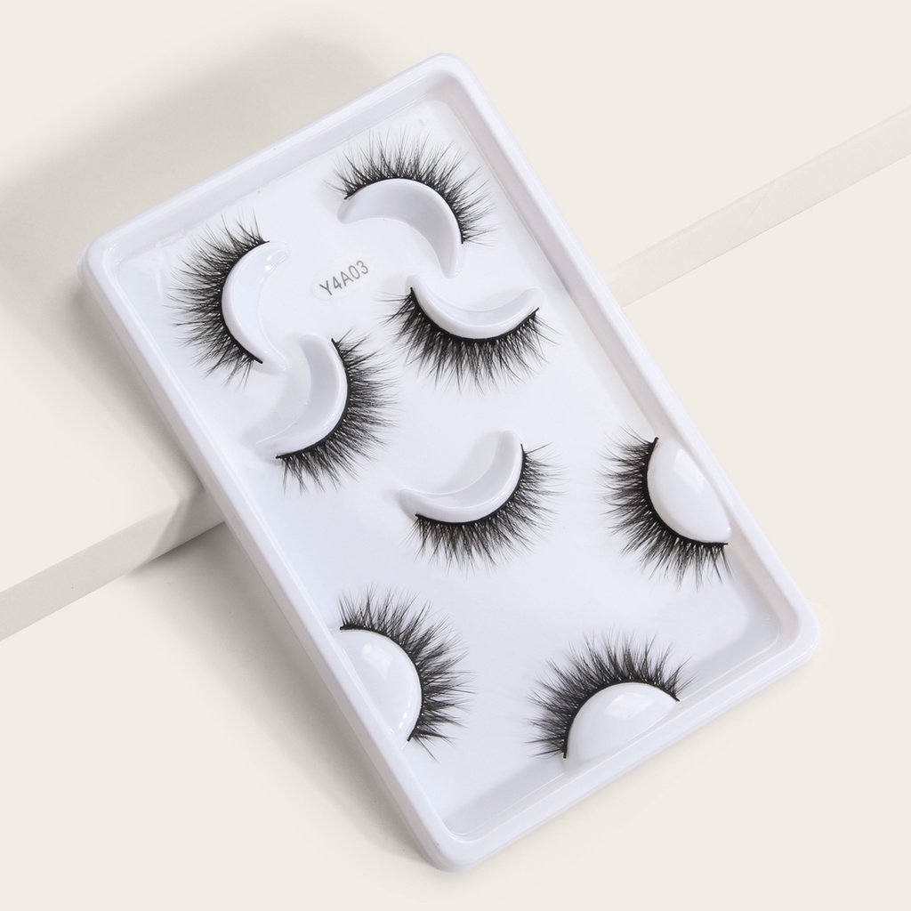 Set 4 cặp lông mi giả MAGEFY cong dày tự nhiên cao cấp