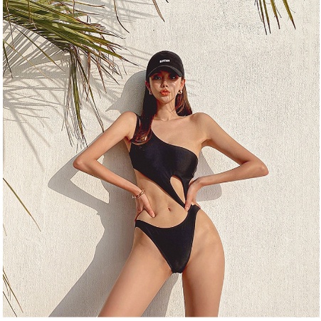 Đồ bơi nữ bikini 1 mảnh màu đen cut eo sexy VATIXA BKN87 | BigBuy360 - bigbuy360.vn