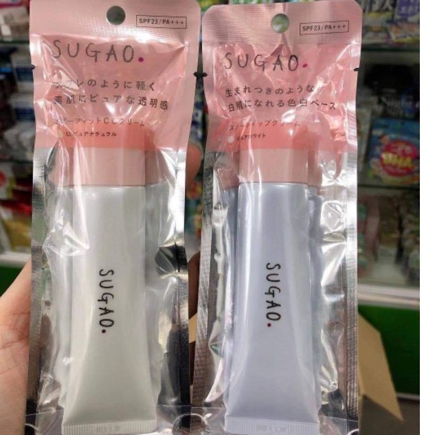 Kem trang điểm CC Sugao Air Fit Nhật Bản che phủ mọi khuyết điểm,giúp da trắng sáng-Kem trang điểm Nhật Bản