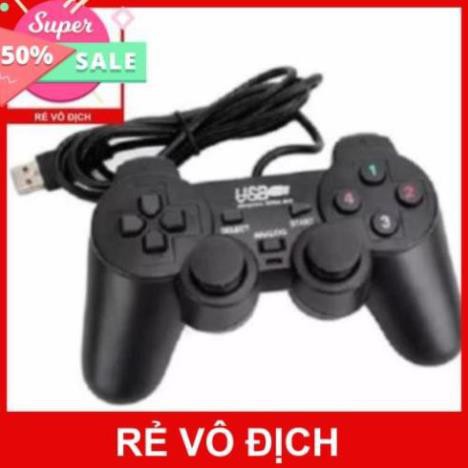 Tay Cầm Chơi Game Đơn Có Rung Cổng USB - Gamepad Cho PC Laptop-gamepad ew-2008