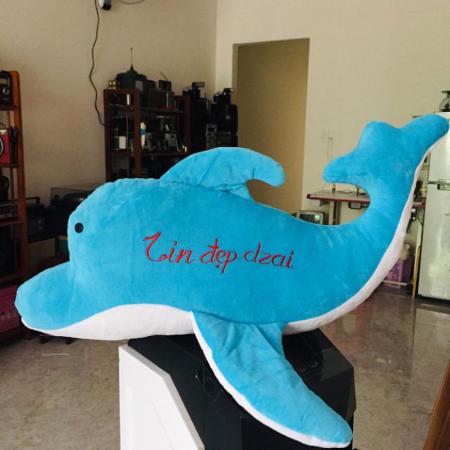 Gối ôm handmade cá heo