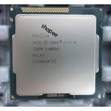 CPU intel core i 7-- 3770 ,i7--2600 Tray không box+tản