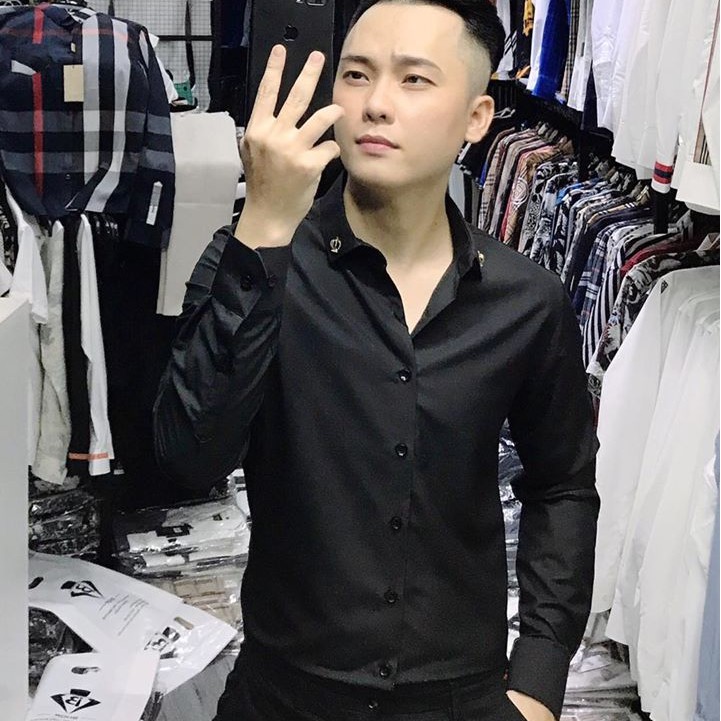 Sơ Mi Nam Đinh Cổ Vải Hàn Trơn Mịn Không Nhăn Không Pai Không Xù