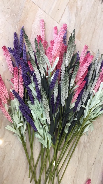 Hoa lavender xốp - phụ kiện chụp ảnh